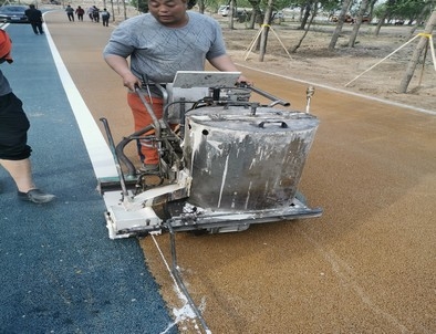 安阳安阳景区标线施工